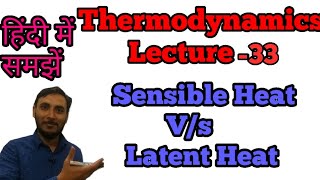 Sensible Heat and Latent thermodynamics hindi  what is sensible heat and sensible heat in hindi [upl. by Angie]