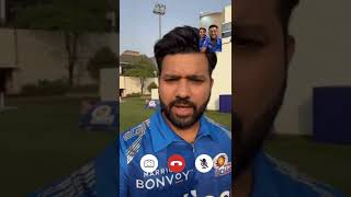 Rohit Calling AR filter ft Funcho  Mumbai Indians [upl. by Ehgit]