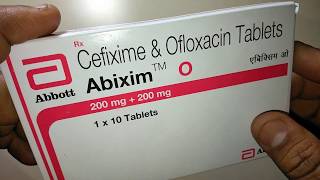 Abixim O Tablets review in English Cefixime amp Ofloxacin Details [upl. by Magnolia]