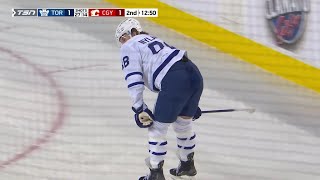 Backlund hit from behind on Nylander then another hit on Muzzin [upl. by Chon]