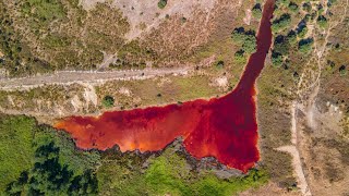 Solfatara di Pomezia by drone 4K [upl. by Sana532]