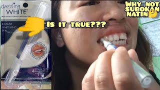 Instant Dazzling White Whitening Pen for the Teeth Review [upl. by Jollanta]