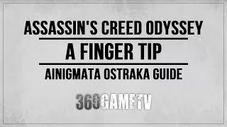 Assassins Creed Odyssey A Finger Tip Ainigmata Ostraka Location  Solution Phokis [upl. by Etteloiv659]