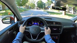 2022 Volkswagen Tiguan  POV First Drive Binaural Audio [upl. by Kirtap]