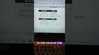 Nunca calcule margem de lucro dessa forma no Excel veja forma correta [upl. by Hart]