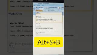 References bibliography in Ms word [upl. by Dom529]