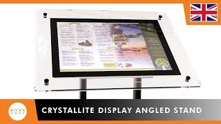 Menu Case  Crystallite Display Angled Stand [upl. by Ciryl]