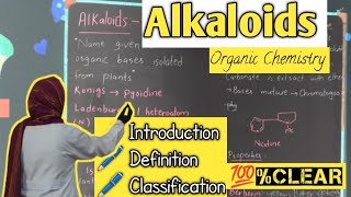 Alkaloids msc chemistry  Introduction  Definition  Structure Elucidation organicchemistry [upl. by Almire]