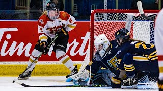 Highlights from Fraser Valley PAC vs Regina WST in the 2023 Esso Cup semifinals [upl. by Aisercal]