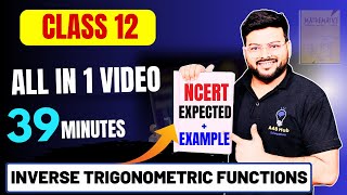 Expected and Repeated Question of Inverse Trigonometric Function I Class 12 I NCERT Expected Q [upl. by Bocoj]