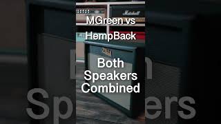 Celestion Greenback Vs Hempback Reveal Did you get it right [upl. by Hubie]