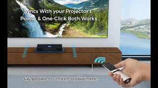 SCREENPRO Electric Telescopic Projector Platform  Ultra Short Throw Projector Stand [upl. by Ahsik24]