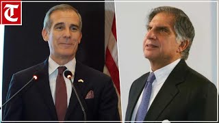 Ratan Tata showed world how business is run with ethics morality US Ambassador Eric Garcetti [upl. by Nyrret]