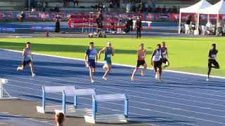 Ht3 100m Open Men 2024 Australian Championships Adelaide 12 April 2024 [upl. by Anertak]