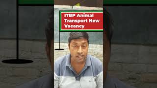 itbp animal transport vacancy 2024itbp animal transport job profileitbp animal transport cut off [upl. by Gunner]