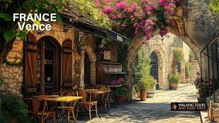 Vence France 🇫🇷 A Beautiful Town Tour in the Heart of Provence  A Relaxing 4k video walk [upl. by Oilenroc]