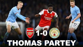 Thomas Partey v Man City│Full Performance│Passes│Blocks│Balls Won│Interceptions│Arsenal 10 Man City [upl. by Htiaf561]