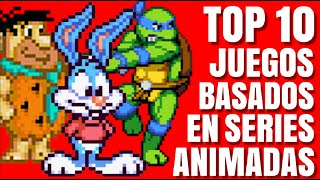 TOP 10 MEJORES VIDEOJUEGOS DE SERIES ANIMADAS [upl. by Jacques]