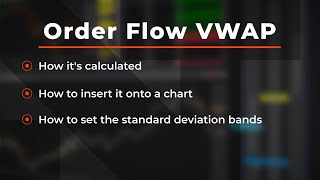 Order Flow VWAP Volume Weighted Average Price [upl. by Ingeberg]