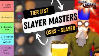 Ultimate Slayer Master Tier List  For Beginners to Slayer OSRS [upl. by Ynnol202]