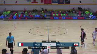 Malta vs Gibraltar  U18 FUTSAL NT TOURNAMENT MALTA CUP [upl. by Illil]