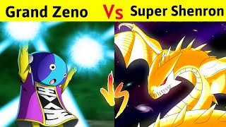 Super Shenron Vs The Grand Zeno  Monster और God की लड़ाई [upl. by Airemaj]