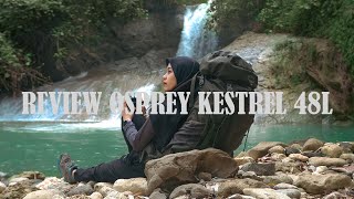 Review Backpack Osprey Kestrel 48L [upl. by Ardnovahs]