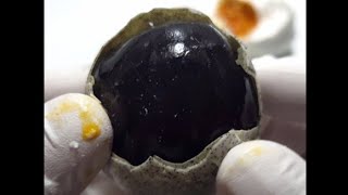 Black Duck Egg Salted Duck Egg 🦆🥚Yummy asmrsounds trending viralvideo [upl. by Tomkins]