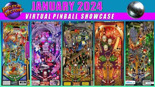 January 2024  Top Virtual Pinball Releases [upl. by Vivica]