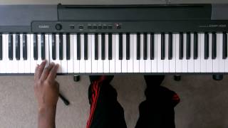 quotAquot Minor Scale On Piano Three Octaves  Piano Scale Lessons Right and Left hand [upl. by Airdnaid]