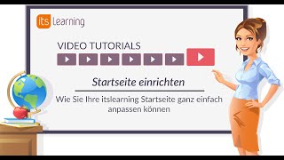 itslearning Tutorial Startseite einrichten [upl. by Holden]