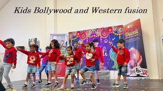 Aankh Maare and Waka Waka Kids Bollywood and Western fusion dance [upl. by Granthem]