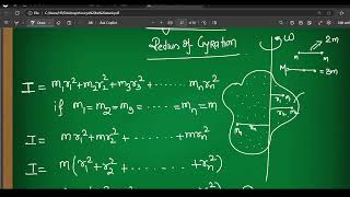 radius of gyration derivation [upl. by Isidro]