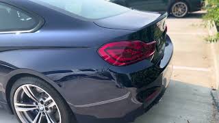 2018 BMW Manual M4 in Tanzanite Blue Metallic walk around [upl. by Rafaelof]