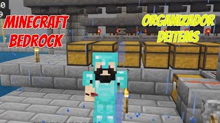 organizador de items minecraft bedrock [upl. by Purdy]