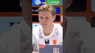 Im FLATTERED Man Utd are showing interest BUT I am at biggest club in the world  Frenkie de Jong [upl. by Olympium]