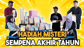 BOSS BAGI HADIAH MISTERI AKHIR TAHUN UNTUK AI TEAM [upl. by Enelym]