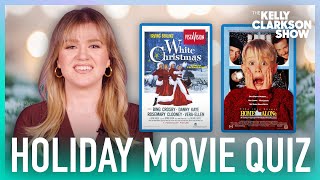 Kelly Clarkson Takes Holiday Movie Quiz  Original [upl. by Phaidra]