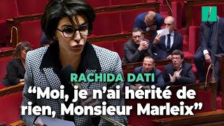 Rachida Dati chahutée pour son retour à lAssemblée [upl. by Ahsinan324]