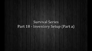 UE4 Survival Game  Inventory Setup Part 18a [upl. by Moyers]