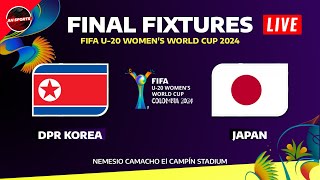 🟡 KOREA DPR vs JAPAN  FINAL FIFA U20 WOMENS WORLD CUP 2024 Fixtures Today Preview amp Predictions [upl. by Marketa]