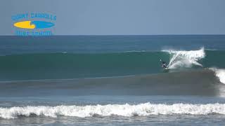 Best Wave  Beautiful Playa Guiones Nosara Costa Rica  Corky Carrolls Surf School [upl. by Worlock202]