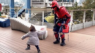 SAMURAI MANNEQUIN PRANK in JAPAN 14  Odaiba Tokyo [upl. by Younger]