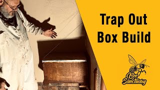 How to Make a Honey Bee Trap Out Box Used for difficult bee removals [upl. by Akemrehs683]