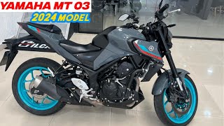 New 2024 Yamaha MT03 Bike Price  Features All Details Review [upl. by Kwan]