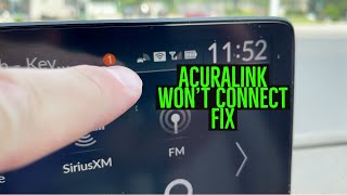 AcuraLink Wont Connect Fix [upl. by Hannaoj]