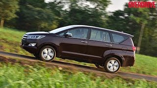 Toyota Innova Crysta  First Drive Review India [upl. by Noffets196]