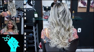 Mechas platinas em degradê [upl. by Griff]