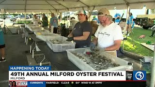 Milford oyster festival kicks off [upl. by Sirehc]