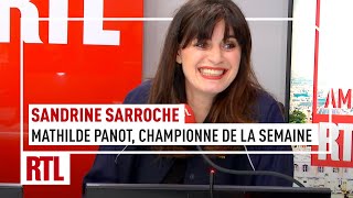 Sandrine Sarroche  Mathilde Panot sa championne de la semaine [upl. by Nwahsirhc]